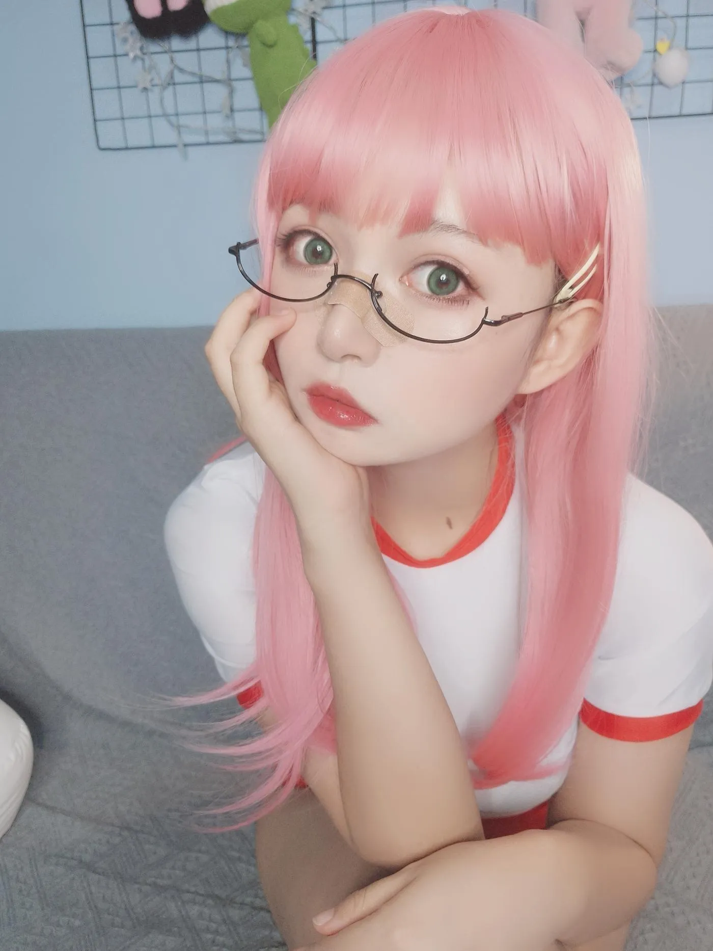 黑猫猫OvO – NO.13 体操服自拍 [16P]插图1